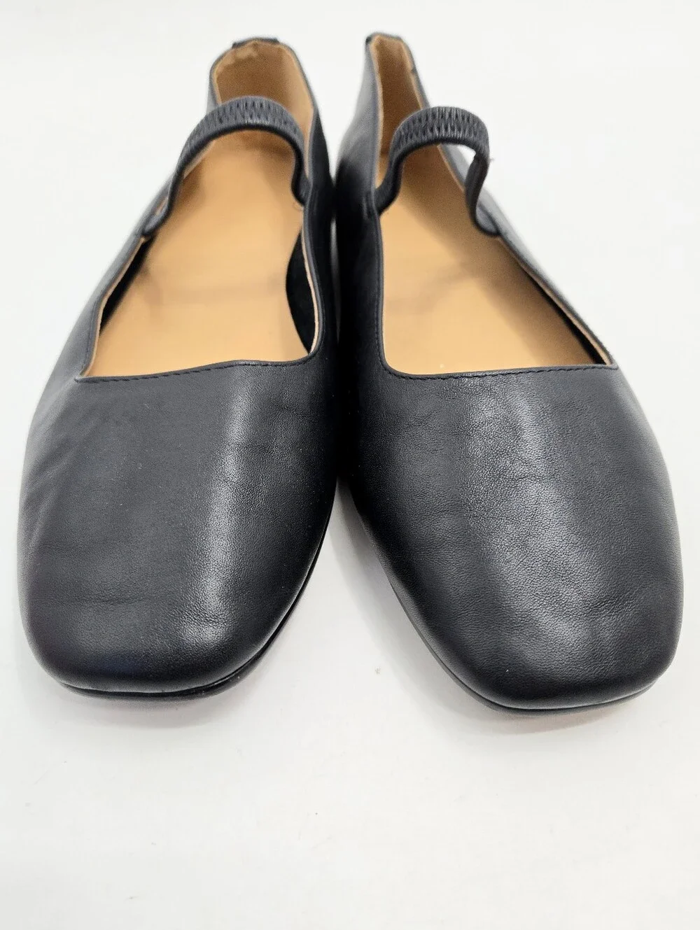 Madewell Greta Black Leather Ballet Mary Jane Flats - Picture 5 of 13